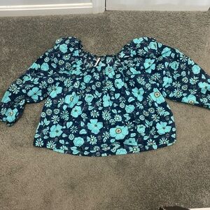 Off shoulder free people floral top